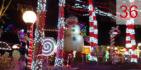 36 Worlds of fun Candy Cane Lane Kansas city mo commercial Lights HolidayFX